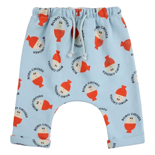 Joggers in cotone biologico Bobo | Azzurro