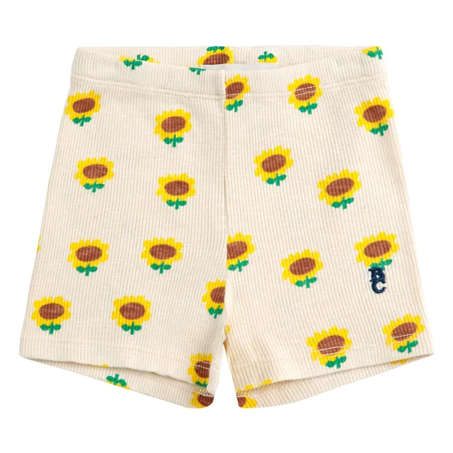 Ciclista girasol | Crema