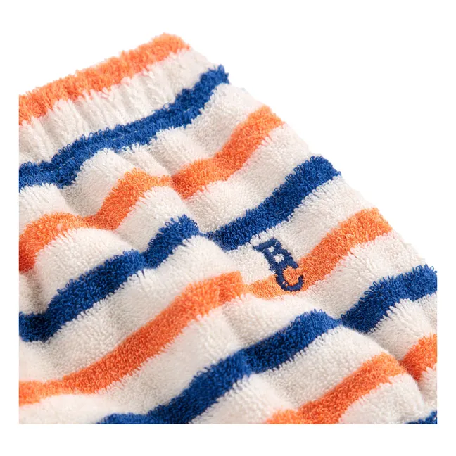 Terry Stripe Bloomer | Ecru