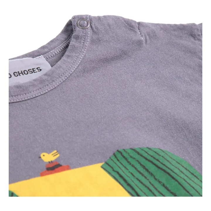 Organic Cotton Dog T-Shirt | Grey- Product image n°1