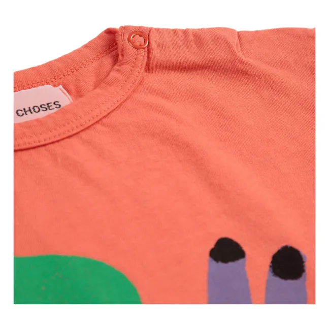Camiseta de caracol de algodón ecológico | Naranja Sanguina
