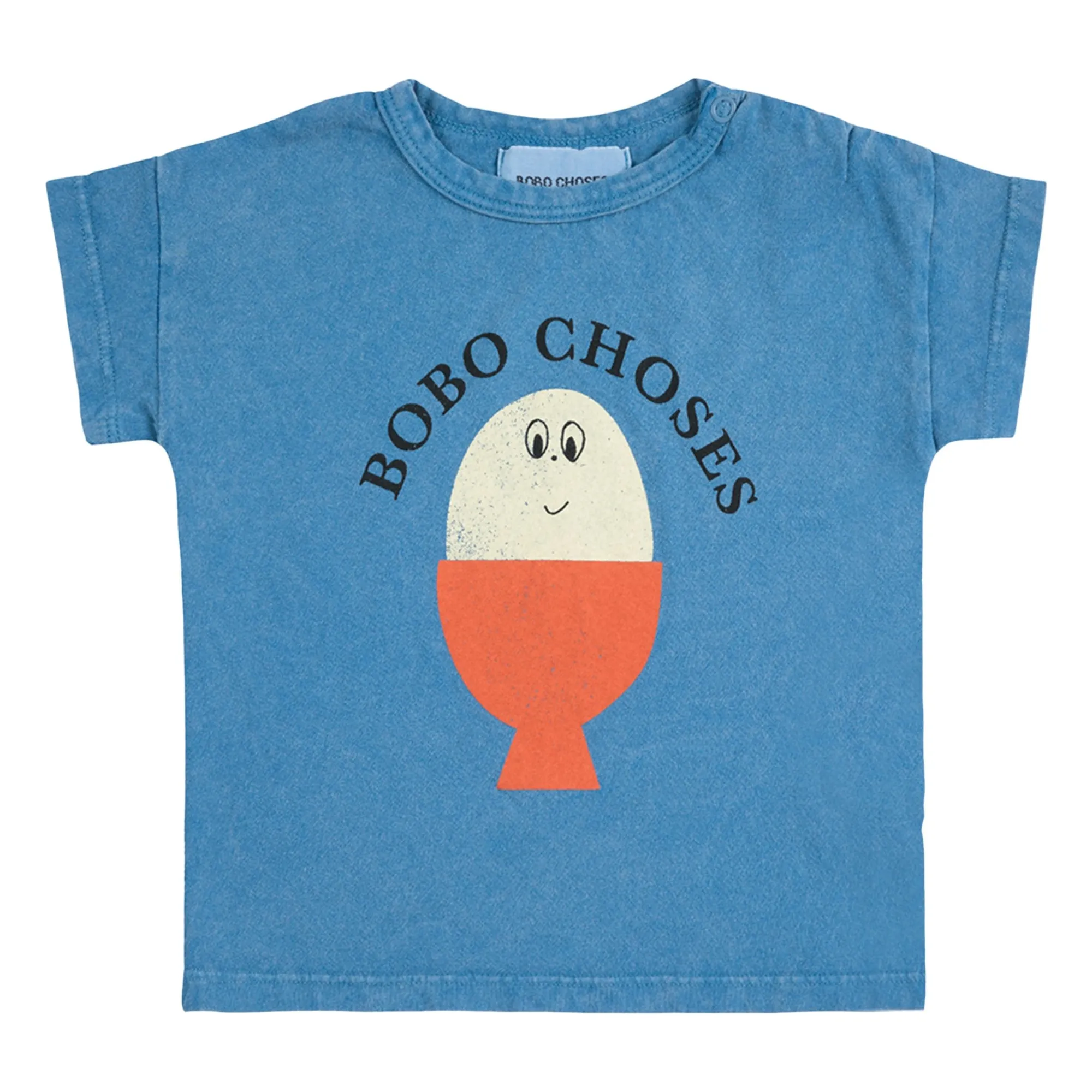 Bobo Choses Blue Organic Cotton Bobo T-Shirt