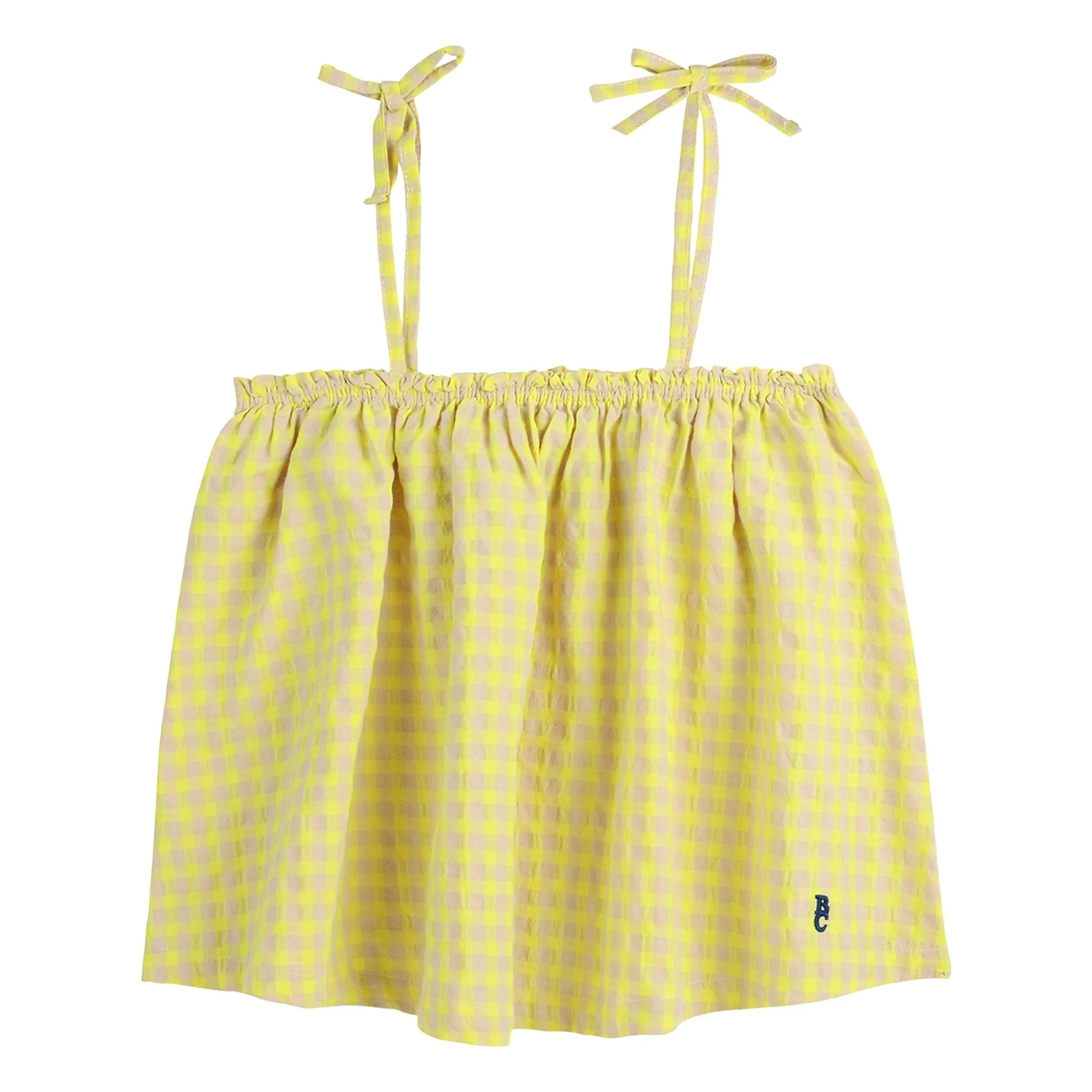 Bobo Choses Yellow Top Vichy