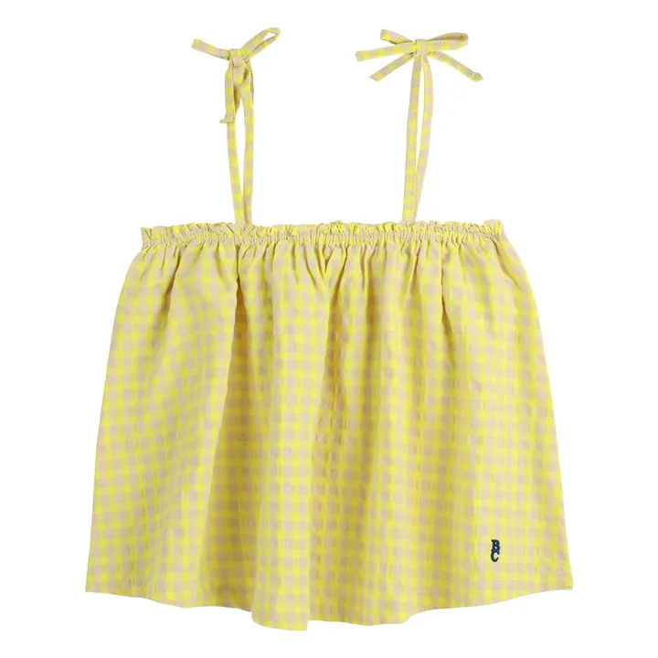 Top Vichy | Jaune- Image produit n°0