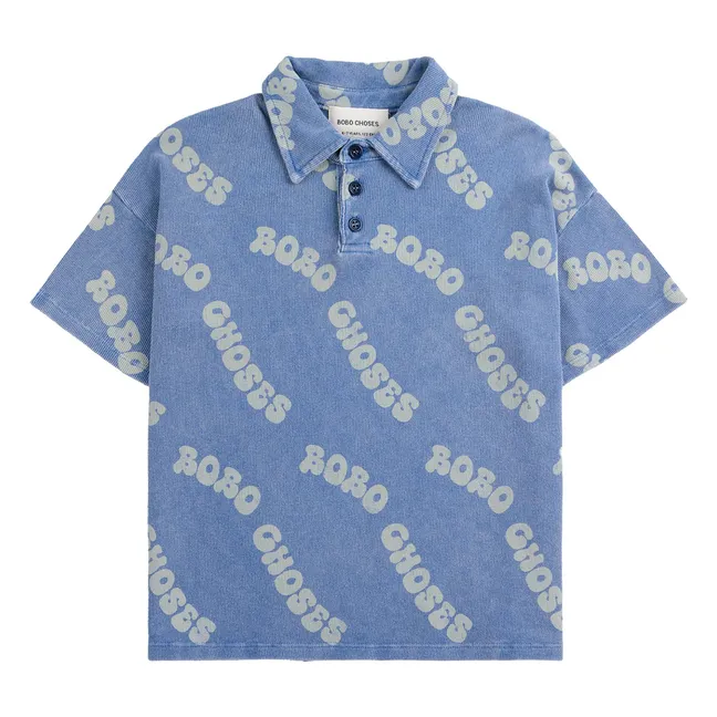 Polo Logo Bio-Baumwolle | Blau