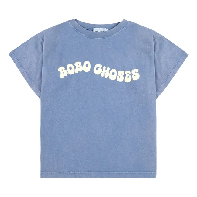 Organic Cotton Logo T-Shirt | Blue