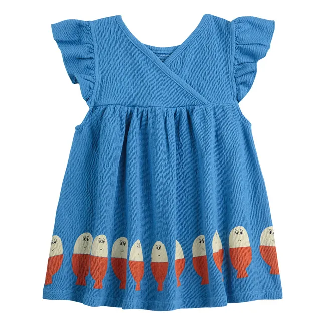 Kleid Bobo Bio-Baumwolle | Blau