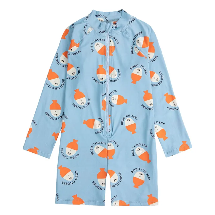 Combinaison de Bain Bobo Fibres Recyclées | Bleu- Image produit n°0