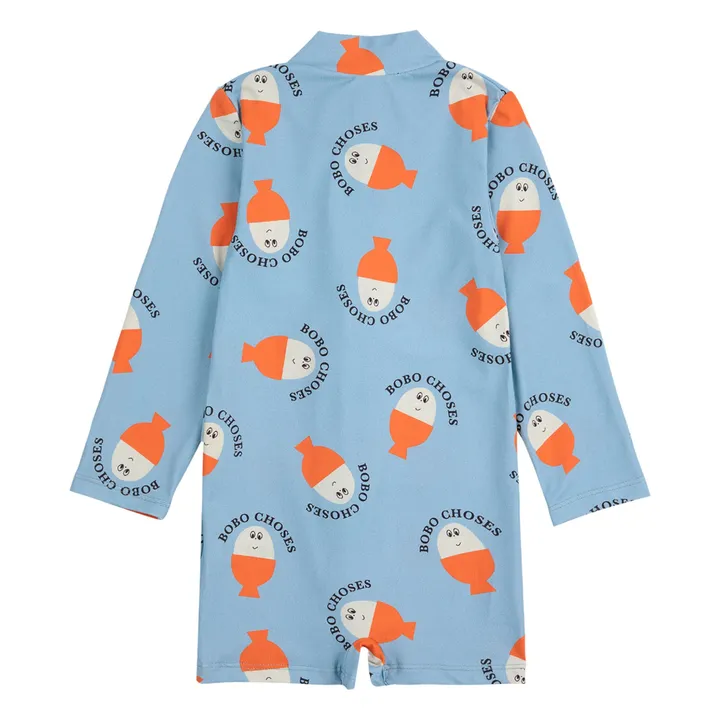 Combinaison de Bain Bobo Fibres Recyclées | Bleu- Image produit n°2