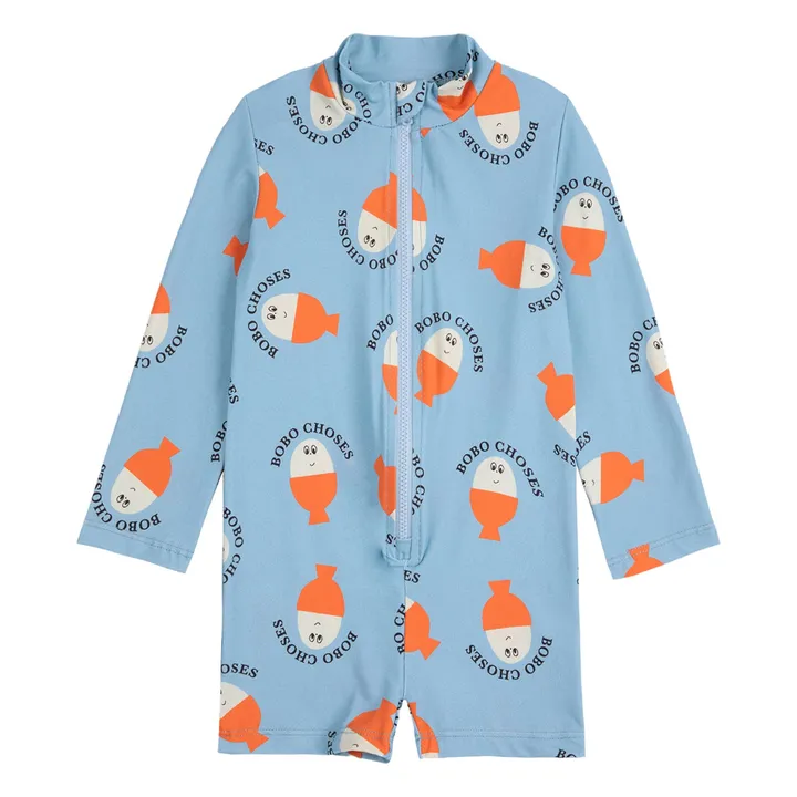 Combinaison de Bain Bobo Fibres Recyclées | Bleu- Image produit n°0