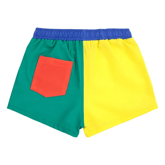 Short de Bain Colorblock | Jaune