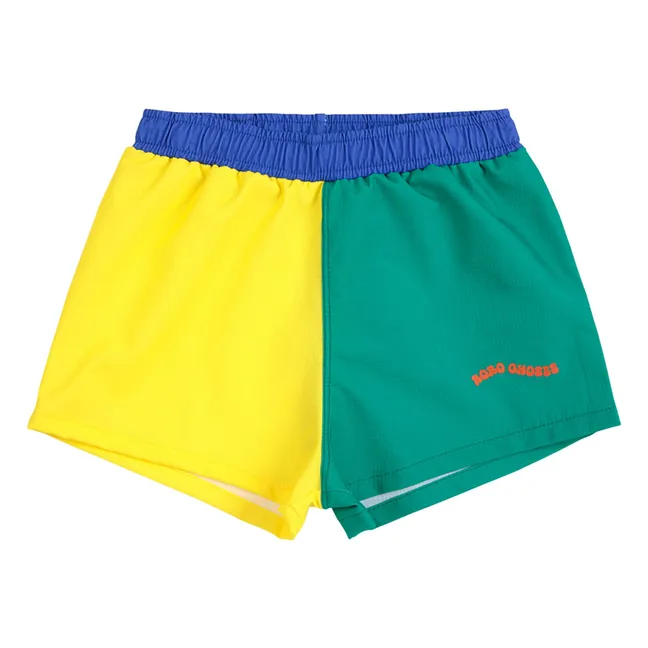 Colorblock Badeshorts | Gelb