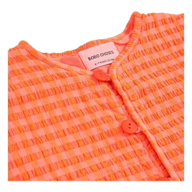 Giacca Vichy | Arancione