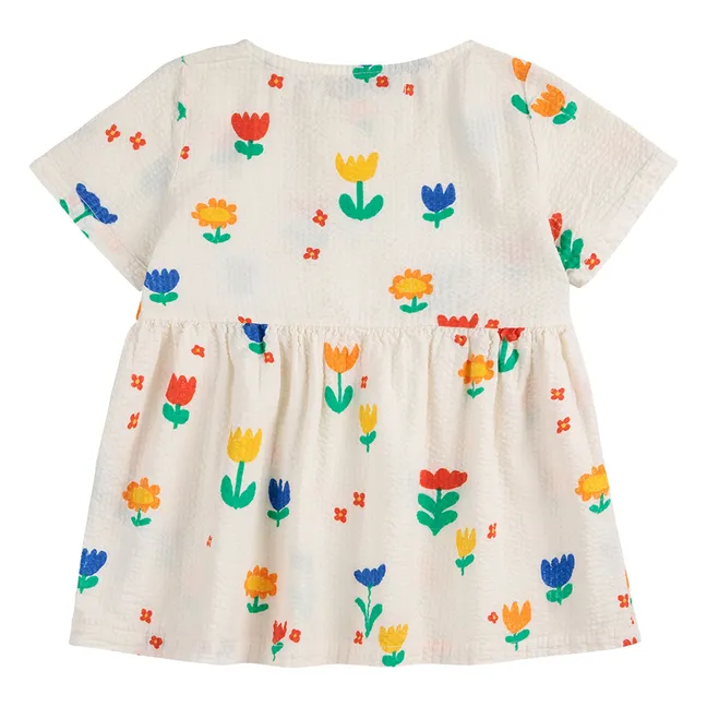 Kleid Blumen | Seidenfarben