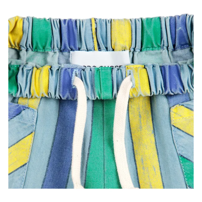 Pantalones vaqueros ligeros a rayas | Azul