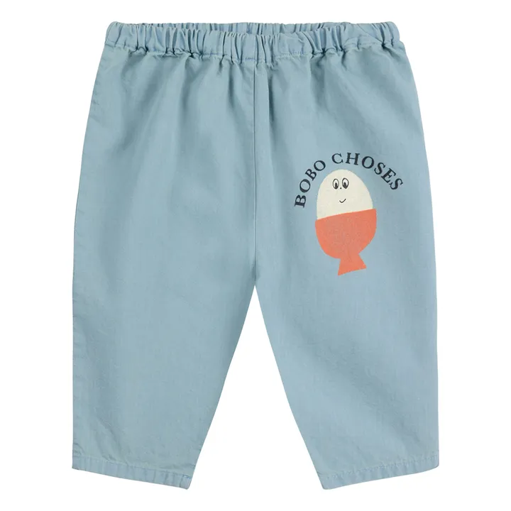 Pantalon Bobo Denim Léger | Bleu ciel- Image produit n°1