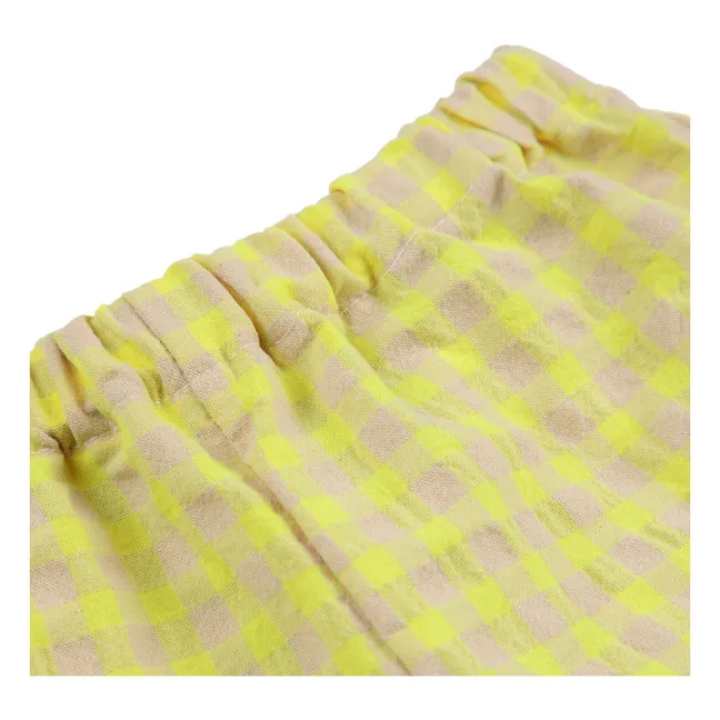 Pantalones de cuadros | Amarillo