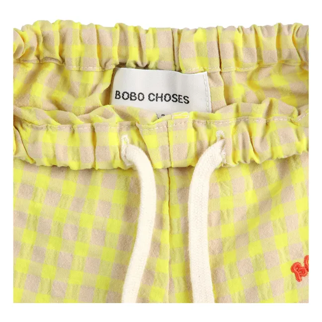 Pantalones de cuadros | Amarillo