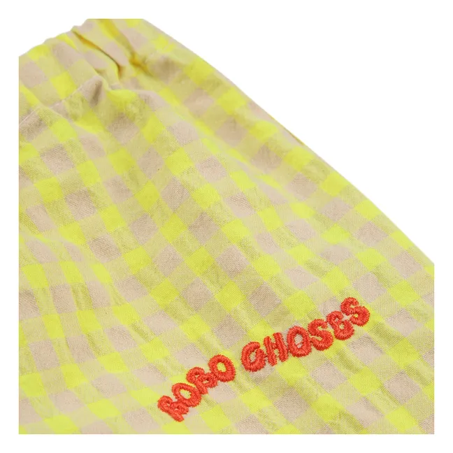 Pantalones de cuadros | Amarillo