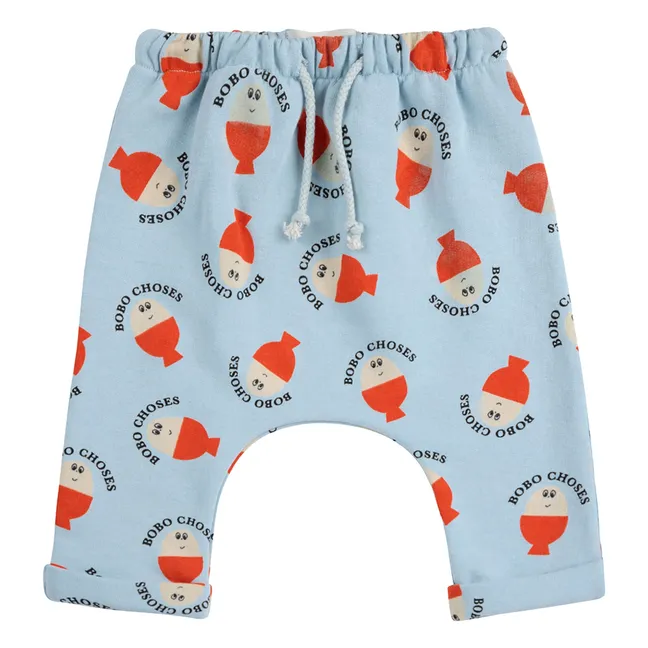 Joggers in cotone biologico Bobo | Azzurro