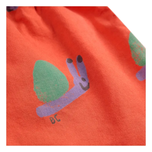 Shorts Schnecke Bio-Baumwolle | Rot