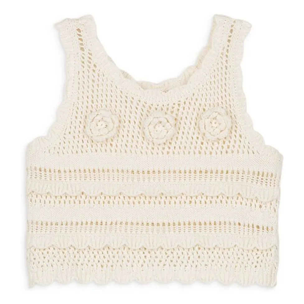 Louise Misha Cream Top Raya