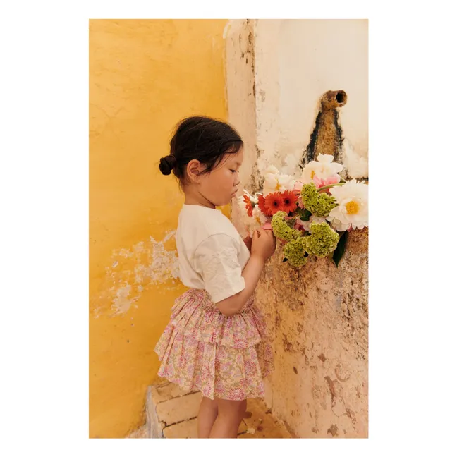 Gonna Roumia Cotone organico | Rosa