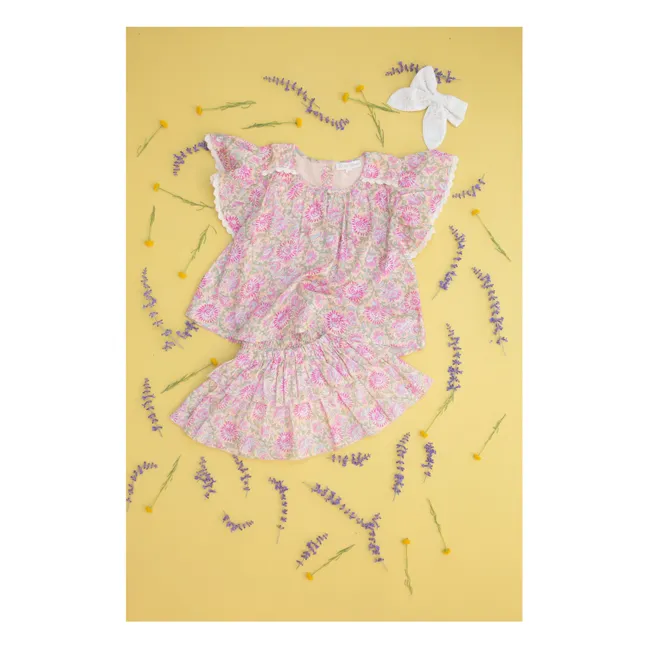Gonna Roumia Cotone organico | Rosa