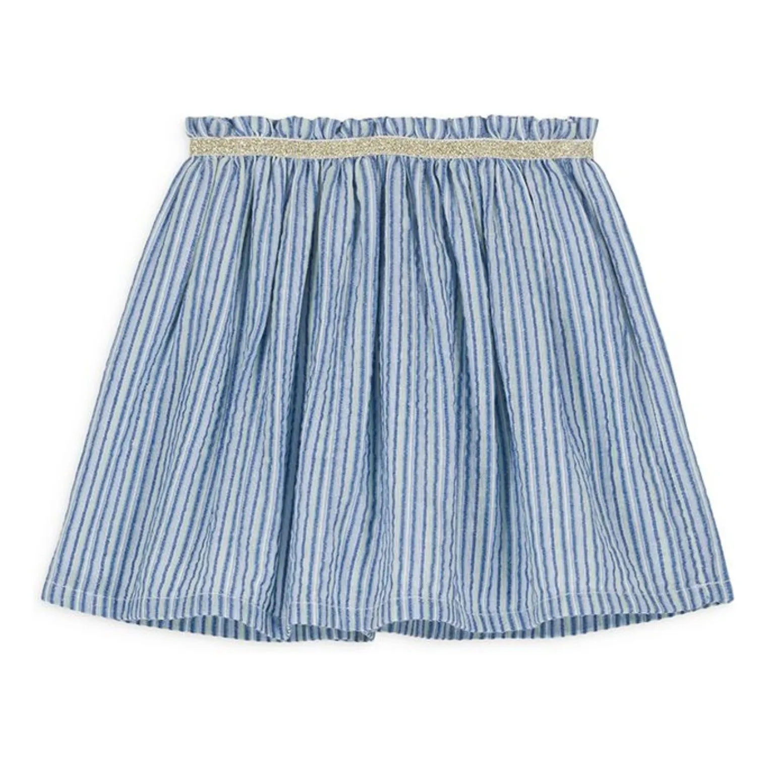 Louise Misha Blue Cephee Organic Cotton Skirt