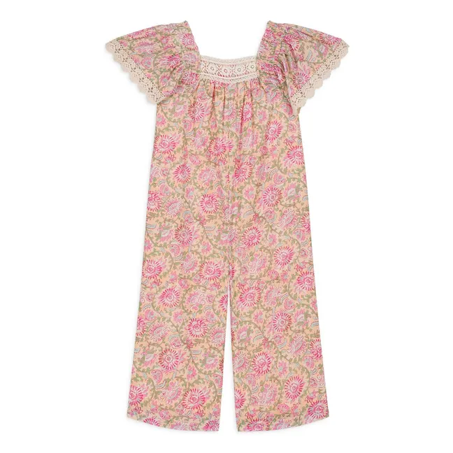 Tuta Irene in cotone biologico | Rosa