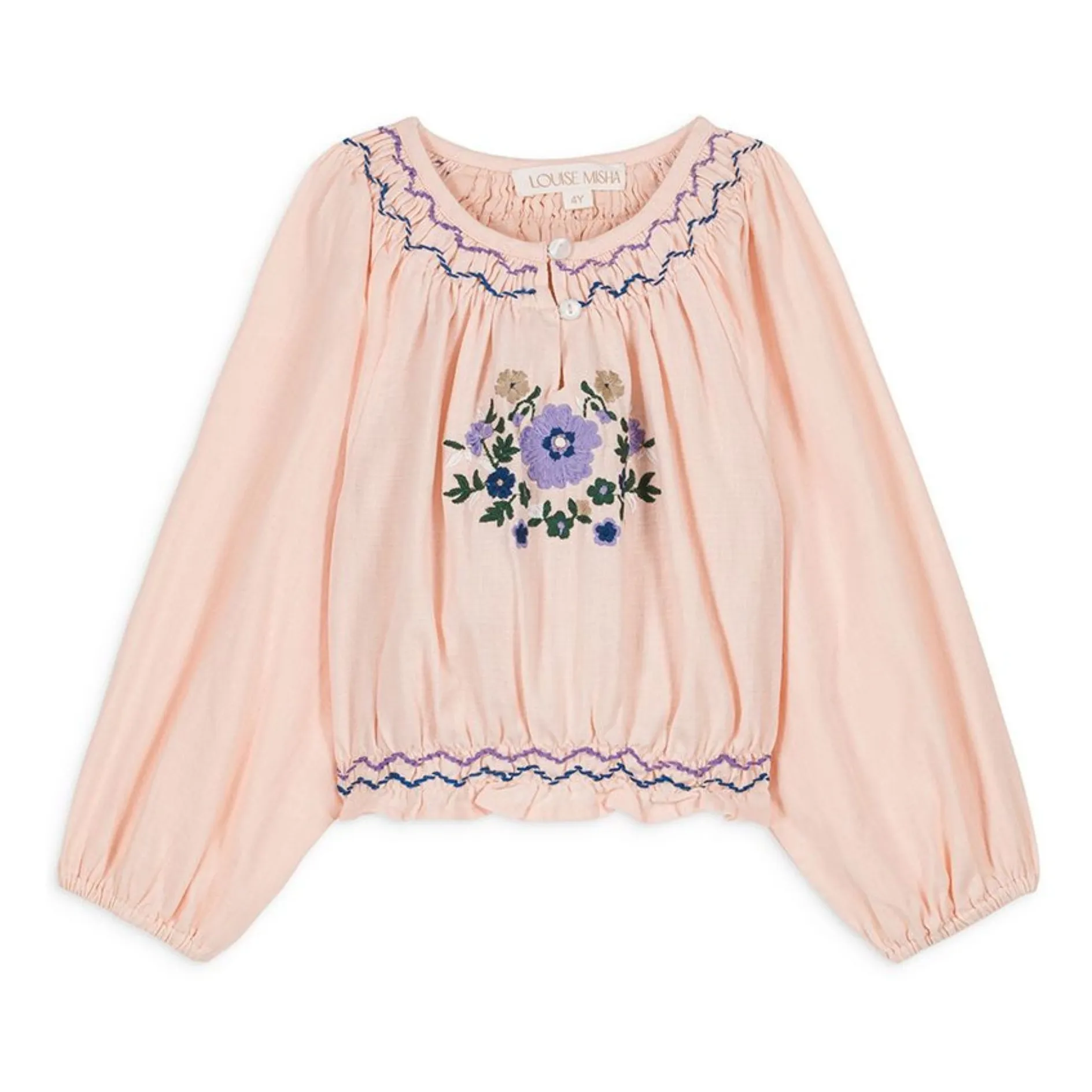 Louise Misha Powder Pink Marinella Blouse