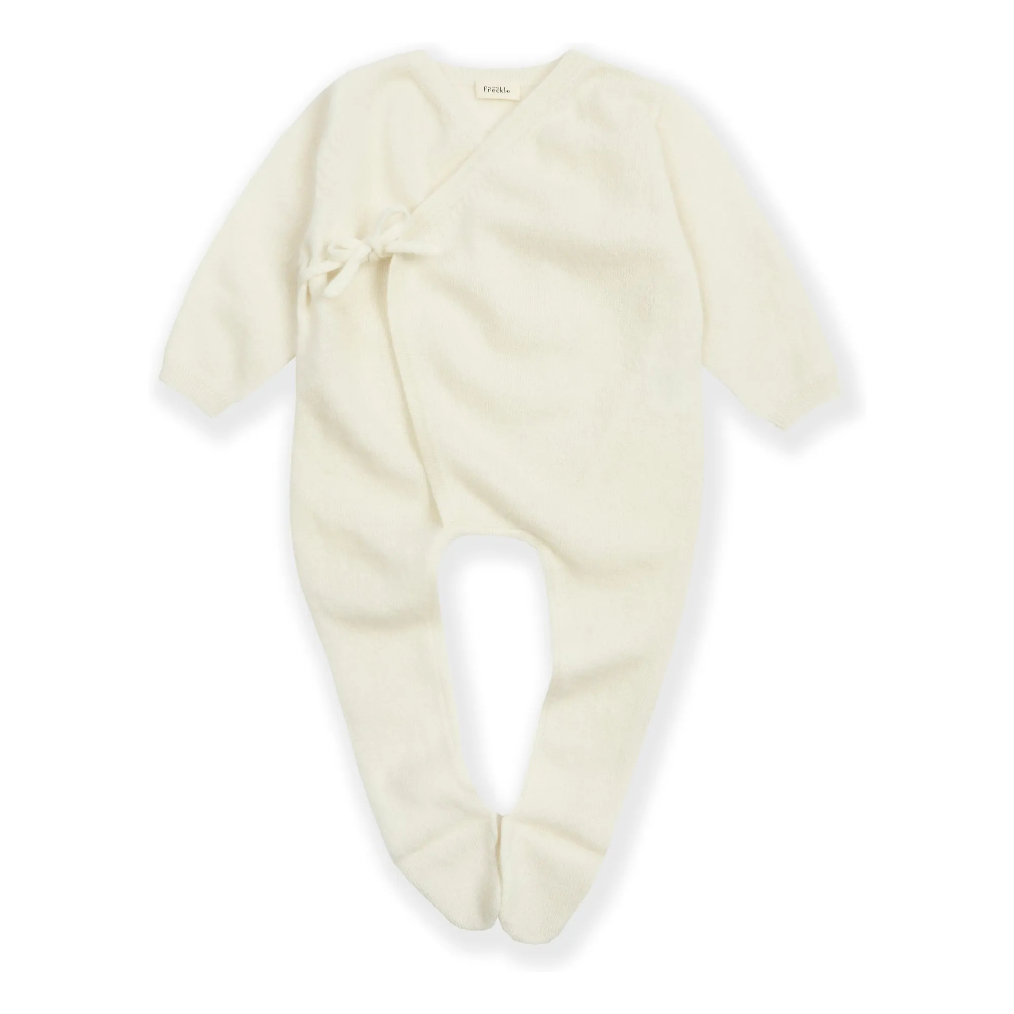 My Little Freckle Ecru Babygrow Organic Cashmere Jumpsuit