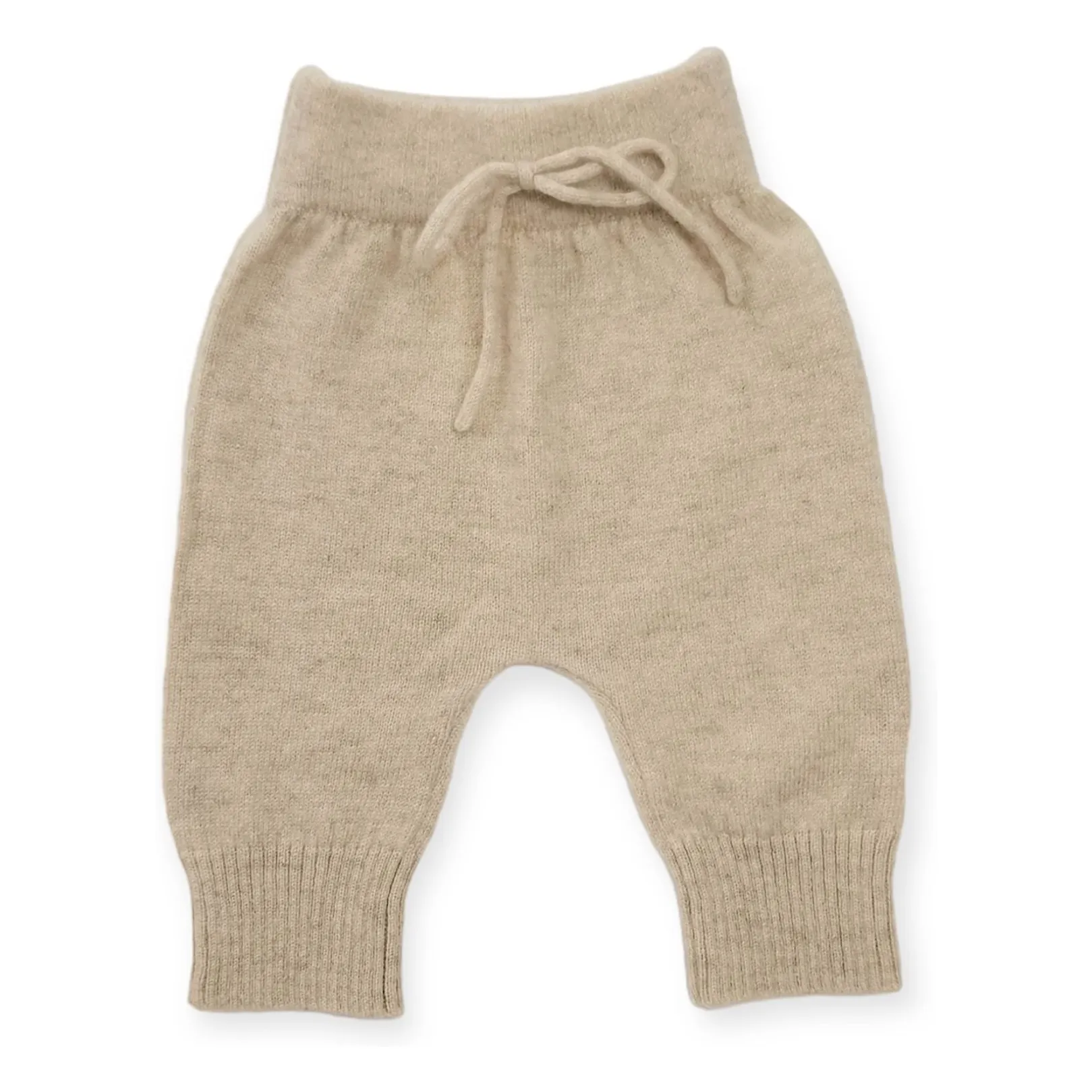 My Little Freckle Beige Organic Cashmere Pants