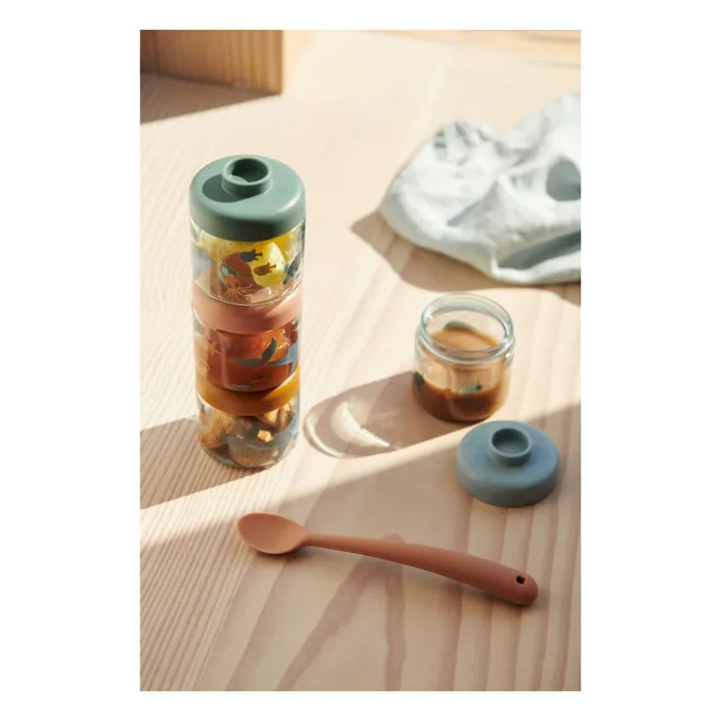 Dominikanische Tritan-Mahlzeitenboxen - 4er-Set | Sea creature/Sandy