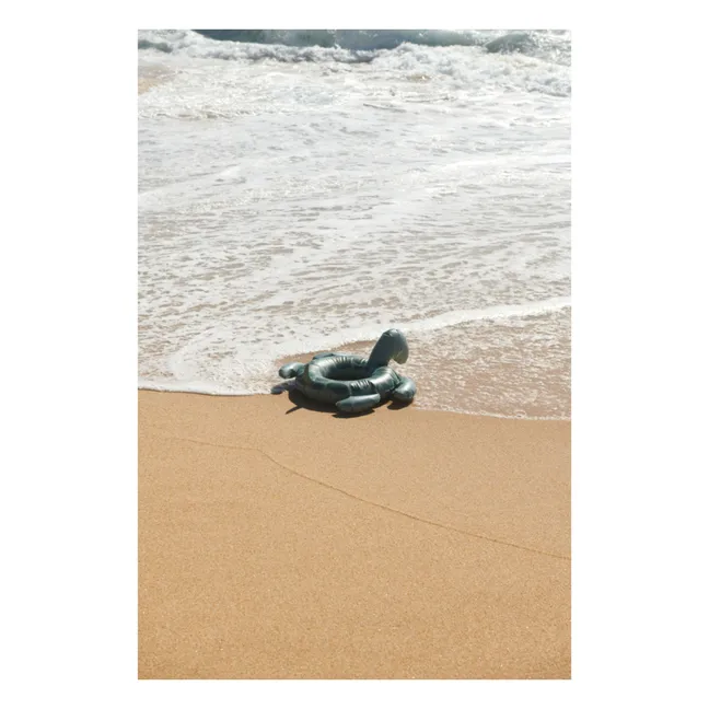 Bouée gonflable tortue Phoebe | Faune green