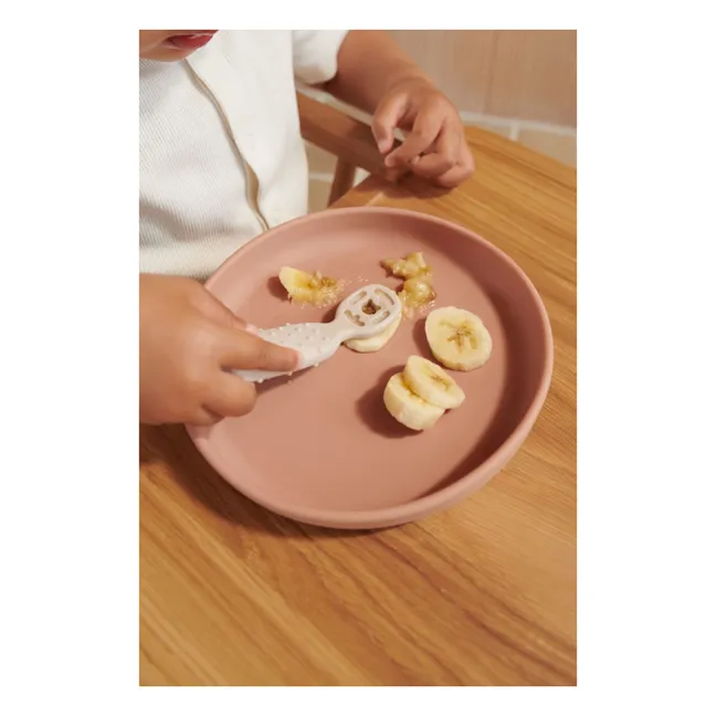 Cuchara entrenadora de silicona Caelia - Set de 4 | Pale tuscany multi mix