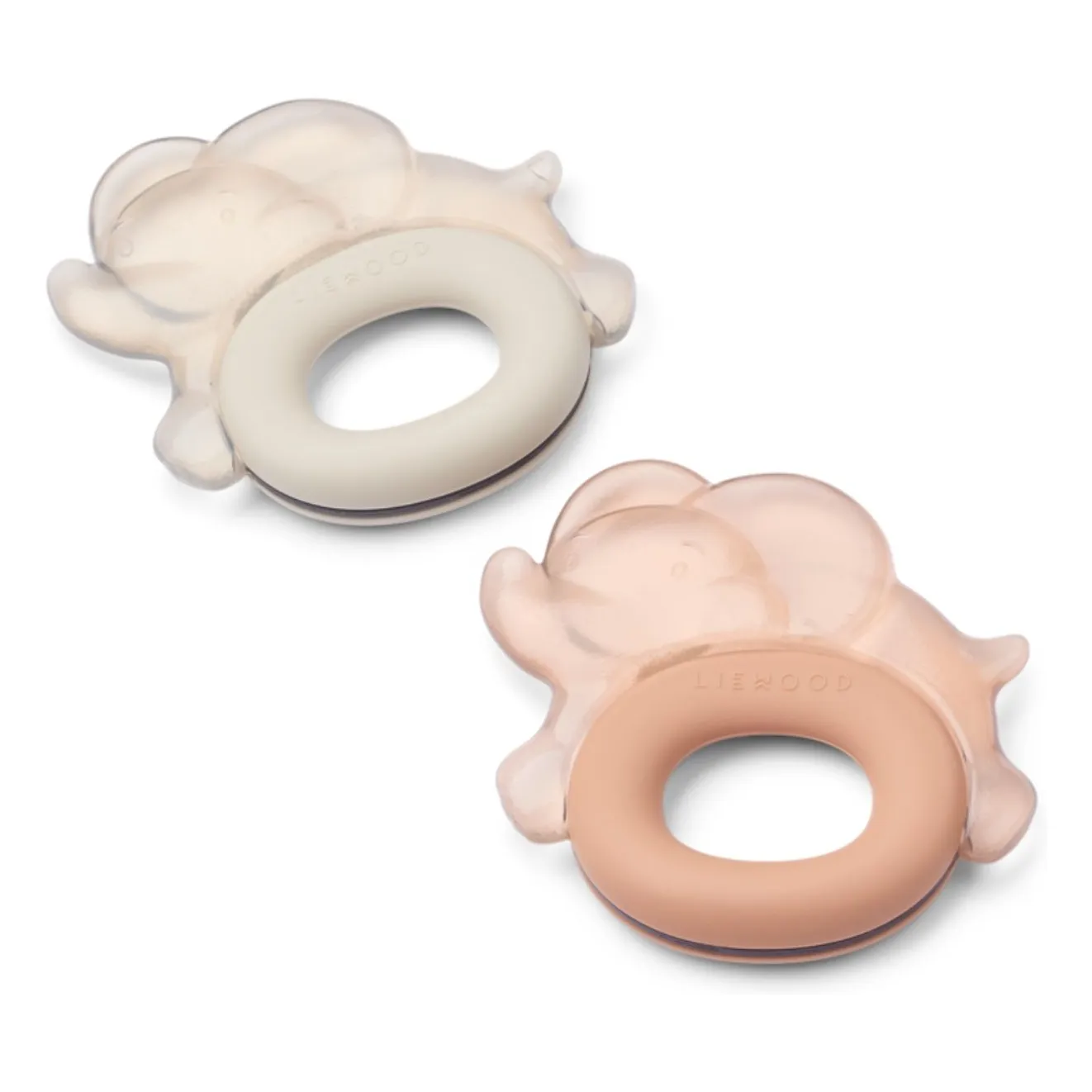Liewood Pale Tuscany/Sandy Rita Soothing Teething Rings - Set Of 2