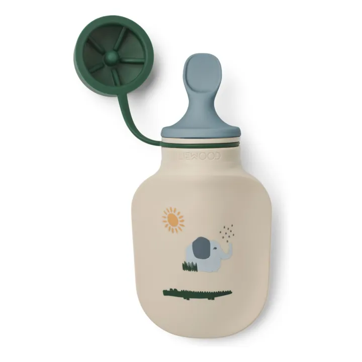 Lizzie silicone smoothie flask - Set of 2 | Safari sandy mix- Product image n°1
