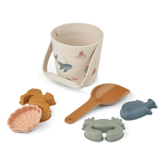 Gilma beach bucket and accessories | Sea creature/Sandy