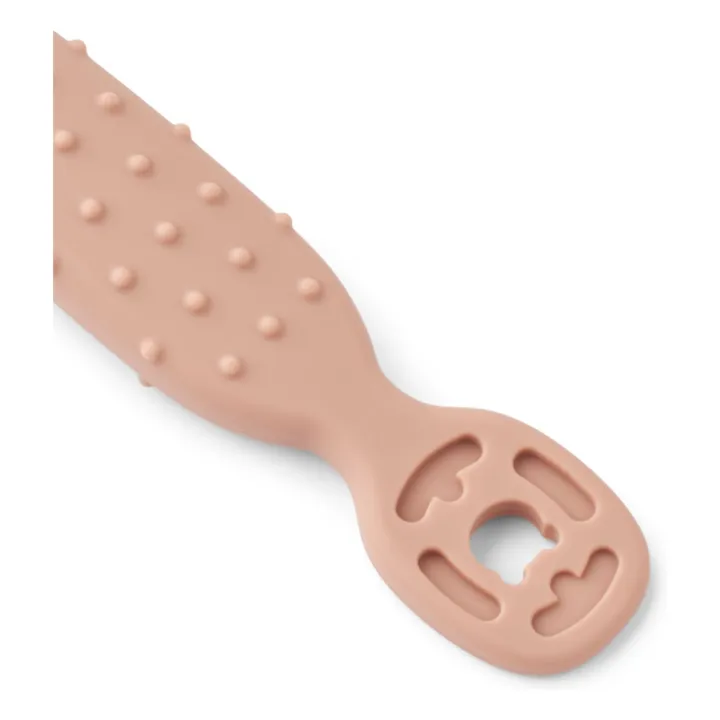 Cuillère d'apprentissage Caelia en silicone - Set de 4 | Pale tuscany multi mix- Image produit n°2