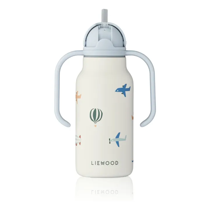Botella de acero inoxidable Kimmie - 250 ml | Aviator/Ecru- Imagen del producto n°1