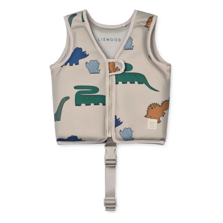 Gilet da nuoto color colomba | Dinosaurs/Mist- Immagine del prodotto n°0