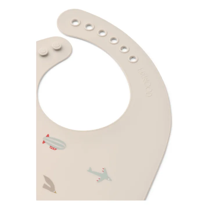 Tilda Silicone Bibs - Set of 2 | Aviator/Ecru- Product image n°2