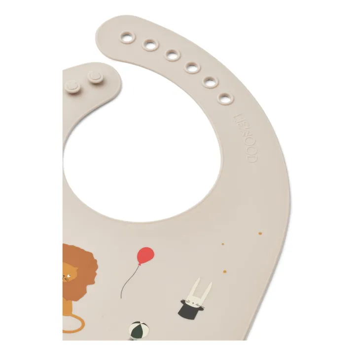 Tilda Silicone Bibs - Set of 2 | Circus/Sandy- Product image n°1