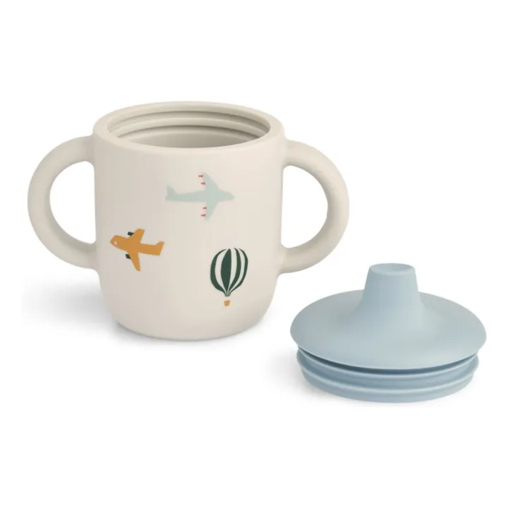 Taza de entrenamiento de silicona Neil | Aviator/Ecru- Imagen del producto n°1