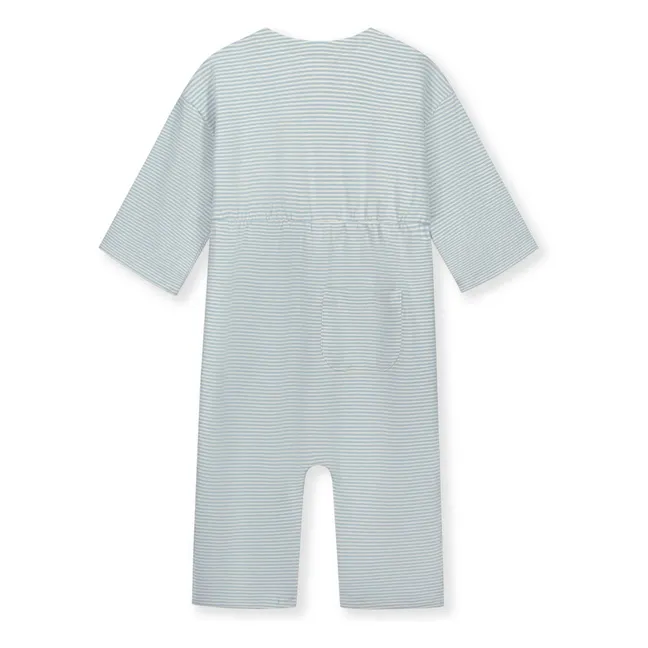 Pyjama Backseam Bio-Baumwolle | Hellblau