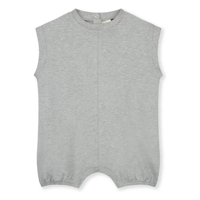 Playsuit in cotone biologico  | Grigio chiné