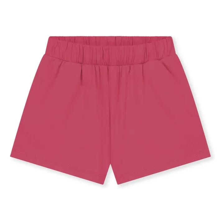 Pantalones cortos elásticos de algodón ecológico  | Rosa Fushia- Imagen del producto n°0