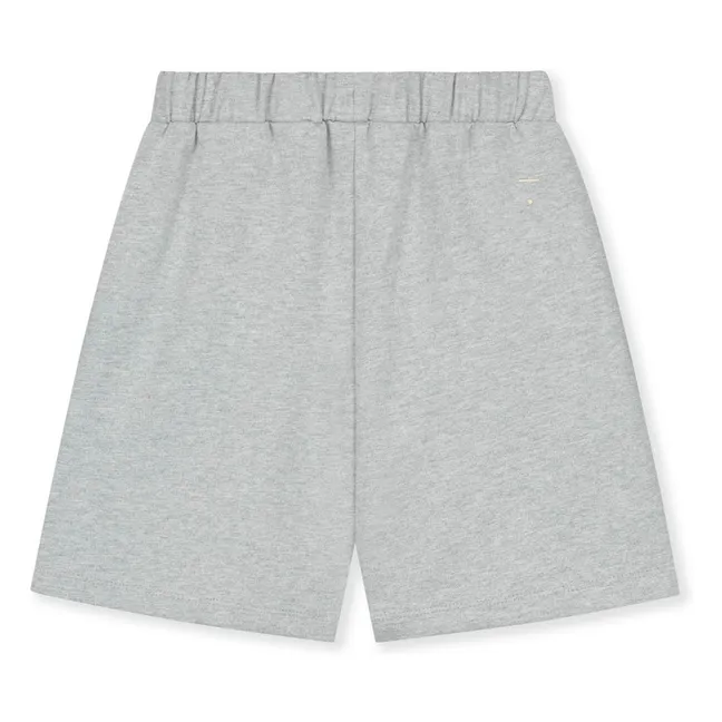 Bermudas de algodón orgánico  | Gris Jaspeado