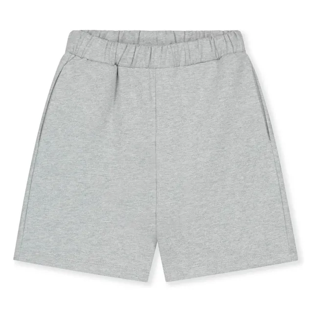 Bermudas de algodón orgánico  | Gris Jaspeado